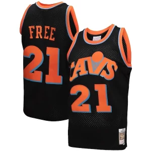 Premium Cleveland Cavaliers 1984 85 Hardwood Classics World B. Free Reload 3.0 Swingman Jersey   Black for ultimate sports enthusiasts