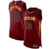 Superb Cleveland Cavaliers Nike Authentic Custom Jersey Wine   Icon Edition to elevate your game - day look