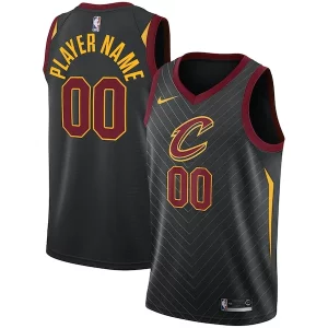 Magnificent Cleveland Cavaliers Nike Swingman Custom Jersey Black   Statement Edition for passionate basketball fans