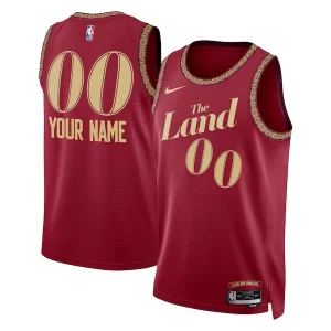 Superb Cleveland Cavaliers Nike Unisex 2023/24 Custom Swingman Jersey   Wine   City Edition perfect for showing team spirit