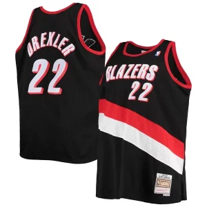 Gorgeous Clyde Drexler Portland Trail Blazers 1991/92 Big & Tall Hardwood Classics Swingman Jersey   Black for passionate basketball fans