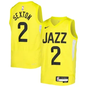 Stunning Collin Sexton Utah Jazz Nike Youth Swingman Jersey   Icon Edition   Yellow a must - have for collectors