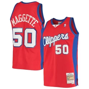 Charming Corey Maggette LA Clippers 2001/02 Hardwood Classics Swingman Jersey   Red to stand out at the arena