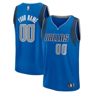 Fantastic Dallas Mavericks Youth Custom Fast Break Jersey   Blue   Icon Edition to elevate your game - day look