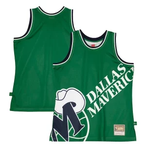 Charming Dallas Mavericks Hardwood Classics Blown Out Fashion Jersey   Green to elevate your game - day look