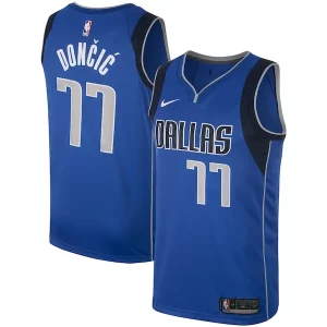 Magnificent Dallas Mavericks Luka Doncic Nike Men's Swingman Jersey   Royal to elevate your game - day look