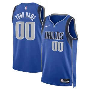 Gorgeous Dallas Mavericks Nike Unisex Swingman Custom Jersey Blue   Icon Edition for ultimate sports enthusiasts