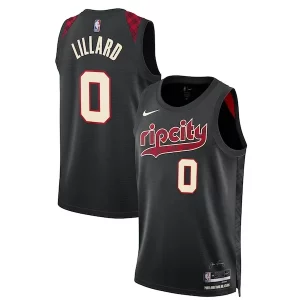 Exquisite Damian Lillard Portland Trail Blazers Nike Unisex 2023/24 Swingman Jersey   Black   City Edition to stand out at the arena