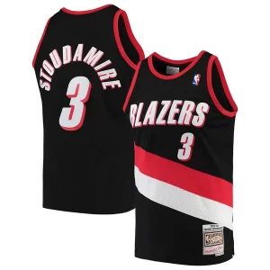 Charming Damon Stoudamire Portland Trail Blazers 1999/00 Hardwood Classics Swingman Jersey   Black for passionate basketball fans