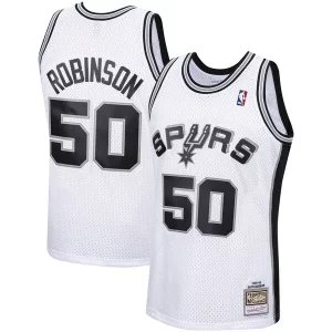 Premium David Robinson San Antonio Spurs 1998/99 Hardwood Classics Swingman Jersey   White perfect for showing team spirit