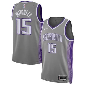 Gorgeous Davion Mitchell Sacramento Kings Nike Unisex 2022/23 Swingman Jersey   City Edition   Anthracite for passionate basketball fans