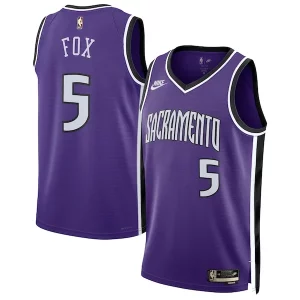 Stunning De'Aaron Fox Sacramento Kings Nike Unisex 2024/25 Swingman Jersey   Purple   Classic Edition for passionate basketball fans
