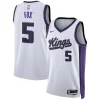 Exquisite De'Aaron Fox Sacramento Kings Nike Unisex Swingman Jersey   Association Edition   White to elevate your game - day look
