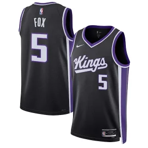 Fantastic De'Aaron Fox Sacramento Kings Nike Unisex Swingman Jersey   Icon Edition   Black/White to stand out at the arena