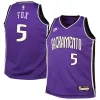 Superb De'Aaron Fox Sacramento Kings Nike Youth 2024/25 Swingman Jersey Purple Classic Edition to stand out at the arena