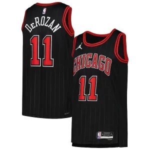 Magnificent DeMar DeRozan Chicago Bulls Jordan Brand Unisex Swingman Jersey   Statement Edition   Black to elevate your game - day look