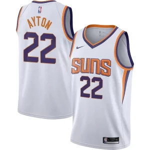 Premium Deandre Ayton Phoenix Suns Nike Youth Swingman Jersey   Association Edition   White/Purple for passionate basketball fans
