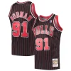 Superb Dennis Rodman Chicago Bulls Hardwood Classics Swingman Jersey   Black to elevate your game - day look
