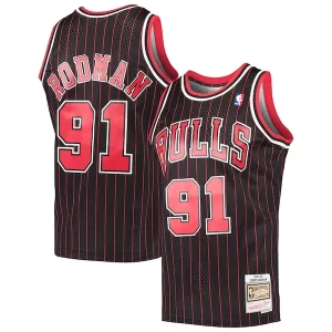 Superb Dennis Rodman Chicago Bulls Hardwood Classics Swingman Jersey   Black to elevate your game - day look