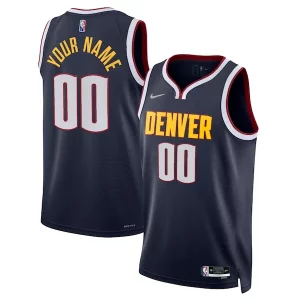 Magnificent Denver Nuggets Nike 2021/22 Diamond Swingman Custom Jersey   Icon Edition   Navy for ultimate sports enthusiasts