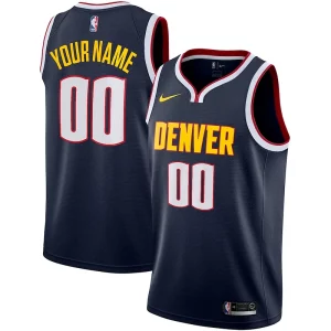 Charming Denver Nuggets Nike 2022/23 Swingman Custom Jersey   Icon Edition   Navy a must - have for collectors