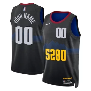 Magnificent Denver Nuggets Nike Unisex 2023/24 Custom Swingman Jersey   Black   City Edition to stand out at the arena