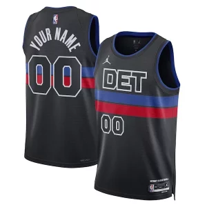 Magnificent Detroit Pistons Jordan Brand Unisex 2022/23 Swingman Custom Jersey   Statement Edition   Blue to elevate your game - day look