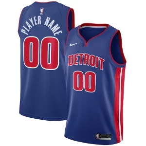 Fantastic Detroit Pistons Nike Swingman Custom Jersey Blue   Icon Edition a must - have for collectors