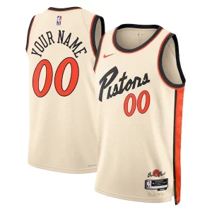 Charming Detroit Pistons Nike Unisex 2024/25 Custom Swingman Jersey   City Edition   White to elevate your game - day look