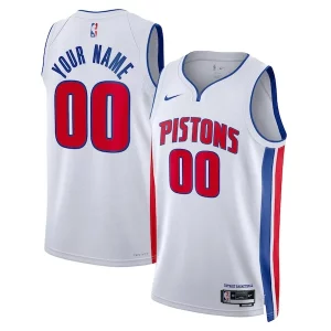 Exquisite Detroit Pistons Nike Unisex Swingman Custom Jersey White   Association Edition a must - have for collectors