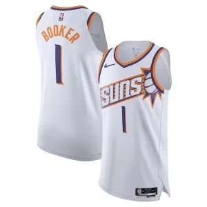 Superb Devin Booker Phoenix Suns Nike Authentic Jersey   Association Edition   White to elevate your game - day look