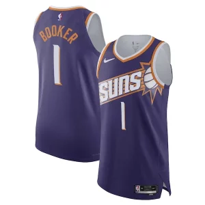 Stunning Devin Booker Phoenix Suns Nike Authentic Jersey   Icon Edition   Purple for ultimate sports enthusiasts
