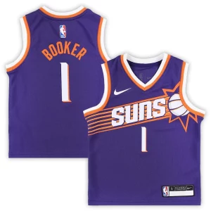 Stunning Devin Booker Phoenix Suns Nike Preschool Swingman Player Jersey   Icon Edition   Purple for passionate basketball fans