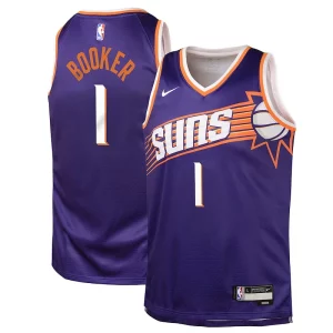 Magnificent Devin Booker Phoenix Suns Nike Youth Swingman Jersey   Icon Edition   Purple for ultimate sports enthusiasts