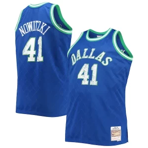 Premium Dirk Nowitzki Dallas Mavericks Big & Tall 1998/99 NBA 75th Anniversary Diamond Swingman Jersey   Blue for ultimate sports enthusiasts