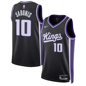 Gorgeous Domantas Sabonis Sacramento Kings Nike Unisex Swingman Jersey   Icon Edition   Black to elevate your game - day look
