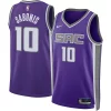 Fantastic Domantas Sabonis Sacramento Kings Nike Unisex Swingman Jersey   Icon Edition   Purple a must - have for collectors