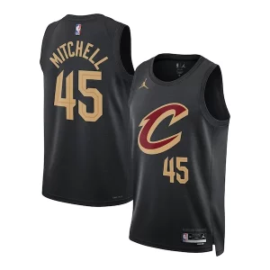 Charming Donovan Mitchell Cleveland Cavaliers Jordan Brand Unisex Swingman Jersey   Statement Edition   Black for passionate basketball fans