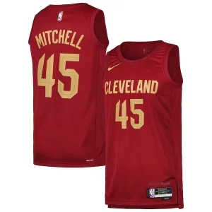 Charming Donovan Mitchell Cleveland Cavaliers Nike Swingman Player Jersey   Icon Edition   Wine perfect for showing team spirit