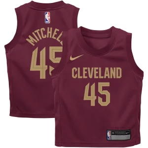 Stunning Donovan Mitchell Cleveland Cavaliers Nike Toddler Swingman Player Jersey   Icon Edition   Wine to stand out at the arena