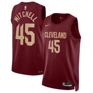 Gorgeous Donovan Mitchell Cleveland Cavaliers Nike Unisex Swingman Jersey   Icon Edition   Wine/White for passionate basketball fans