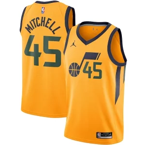 Stunning Donovan Mitchell Utah Jazz Jordan Brand 2020/21 Swingman Jersey   Statement Edition   Gold for passionate basketball fans