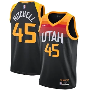 Exquisite Donovan Mitchell Utah Jazz Nike 2021/22 Swingman Player Jersey Black   City Edition a must - have for collectors