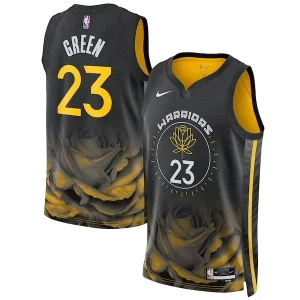 Stunning Draymond Green Golden State Warriors Nike Unisex 2022/23 Swingman Jersey   City Edition   Black perfect for showing team spirit