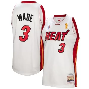 Gorgeous Dwyane Wade Miami Heat 2005 06 Authentic Player Jersey   White to elevate your game - day look