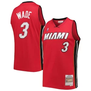 Exquisite Dwyane Wade Miami Heat Hardwood Classics Swingman Jersey   Red a must - have for collectors