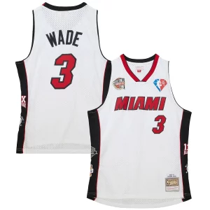 Fantastic Dwyane Wade Miami Heat Unisex Hall of Fame Class of 2023 Throwback Swingman Jersey   White to elevate your game - day look