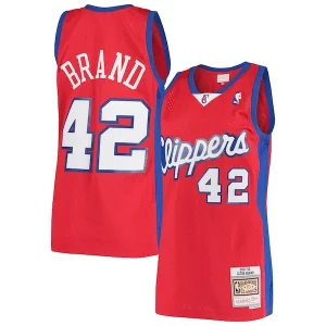 Charming Elton Brand LA Clippers Hardwood Classics Swingman Jersey   Red for ultimate sports enthusiasts