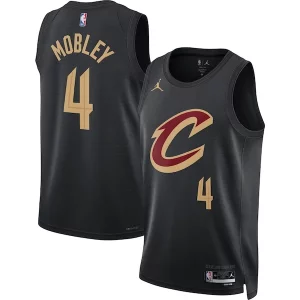 Charming Evan Mobley Cleveland Cavaliers Jordan Brand Unisex Swingman Jersey   Statement Edition   Black for passionate basketball fans
