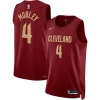 Magnificent Evan Mobley Cleveland Cavaliers Nike Unisex Swingman Jersey   Icon Edition   Wine perfect for showing team spirit
